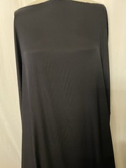 100% Silk Gabardine Black A Rare Luxurious Fabric By The Yard 56 Inches Wide