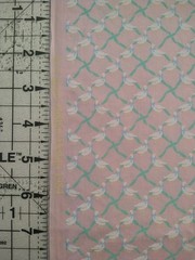 Lynn Hollyn 1984 Design Ducks Geese Goose Pink Cotton Fabric BTFQ 18×22