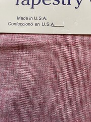 Vtg Nativity Scene Tapestry Christmas Stocking Fabric Panel Cotton Metallic USA