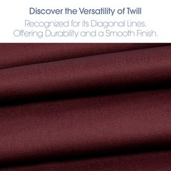 Burgundy Poly Cotton Twill Fabric – $$ Buy More – Save More $$ – #87740
