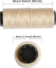 3 Rolls Sewing Threads Weaving Threads Using for Hand Sewing Hair Weft Hair Exte