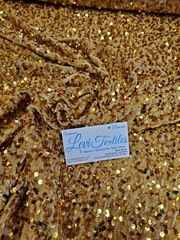 Stretch Velvet with Luxury 5mm Shiny Sequins all over 2-way stretch 58/60” – 15+