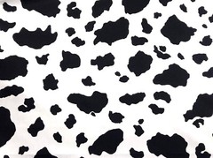 45″ Cowhide Bull Ox Pattern Printed Cotton Fabric Sewing Crafting Patchwork BTY