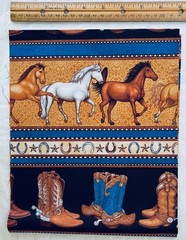 Keepsake Quilting Scrap Bag of the Month – Fabric – Cowboys, Horses, Buffalo