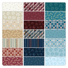BENARTEX – Blue Mill by Pat Sloan – Mill Stone – Sky ,1/4 yard