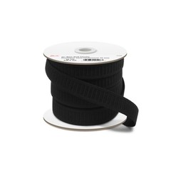 Dritz 9406B Non-Roll Woven Elastic, Black, 3/4-Inch by 18-Yard, Black
