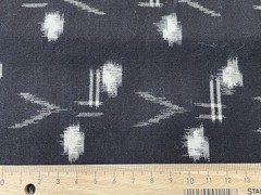 Authentic Yonago Kasuri Indigo Cotton Fabric Vintage Deadstock Japan 1m Unit