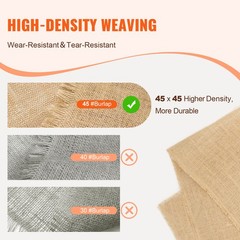Burlap Fabric Roll Burlap Tree Wrap 40 in x 150 ft for Crafts & Plants