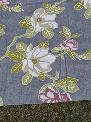 Magnolia Home Stan Cathell Fabric Magnolia Lane 1.9 YDs x 54″ Upholstery Floral