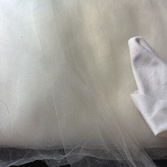 Soft Bridal Mesh Tulle Netting Fabric – 58″ Wide – Sold by the Yard Soft Ivory