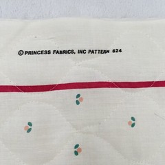 Vintage “That’s Our Baby” 624 Quilted Bib Panels Doll Bears & Mouse Plus Fabric