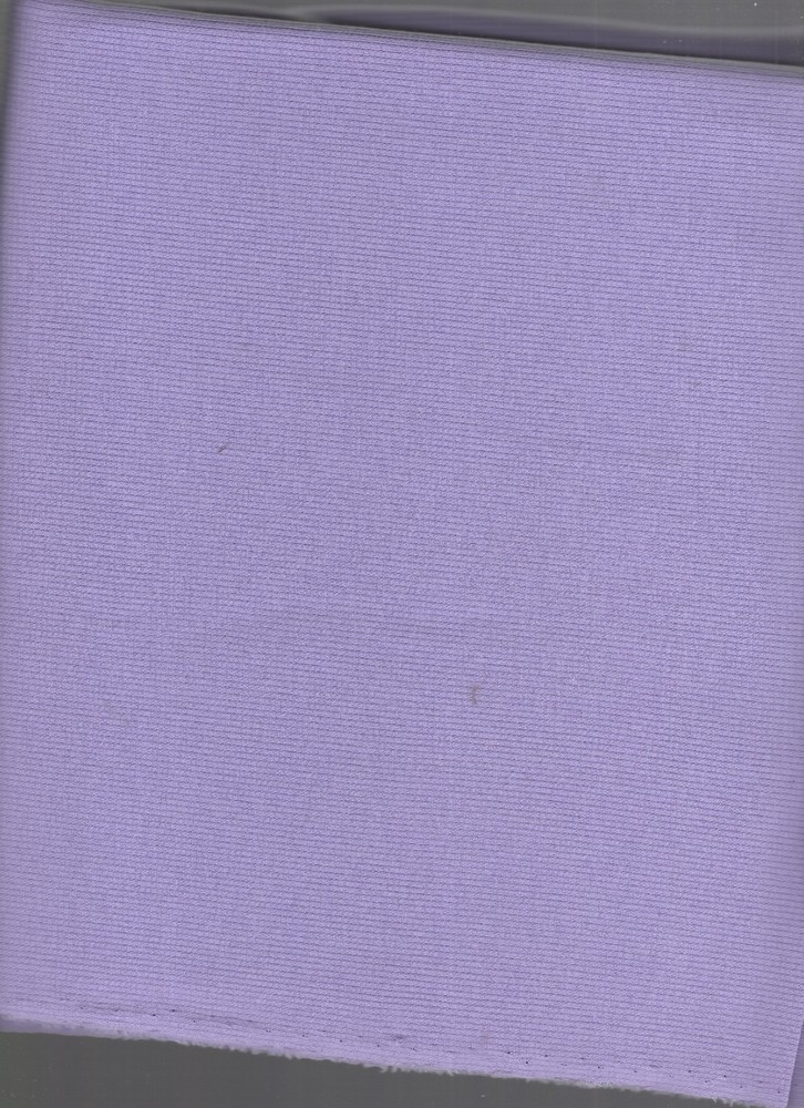 1 yard fabric ribbing lavendar purple 97% cotton 3% spandex 42″ wide