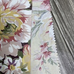 Vtg Ralph Lauren Sophie Brooke Fabric 52×74 Yellow Floral