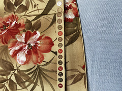 Fabric Printed Exclusively for Hobby Lobby Stores Floral BTY X 43 in