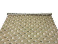BALLARD DESIGNS MONTROSE TAUPE BEIGE SUNBRELLA FLORAL FABRIC BY THE YARD 54″W