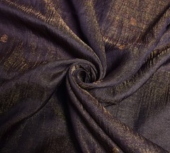 Sushila Vintage Purple Scrap Sari Zari Woven Kanjivaram Pure Tissue Silk Saree