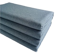 TinaKim Faux Linen Upholstery Fabric Blue Gray 3 Yards (57”x108”) 100% Polyester