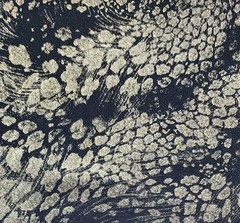 black foil geometric digital print heavy spandex stretch Fabric 60”W Sold BTY