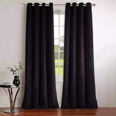 Suede Fabric Double-Side Soft Upholstery Material 64″ W×36″ L Black