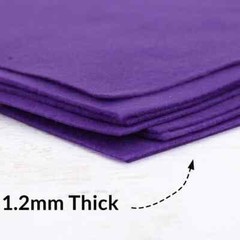 Premium Felt Roll – 12″ x 10yd – Purple – Soft Wool-Like 1.2mm Thick