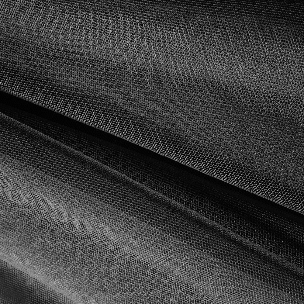 ENGLISH NET BLACK Fabric Sheer Bridal | 2 Way Stretch 60″ By the Yard