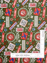 Military Forces Fabric Army Navy Marines Air Force Green Cotton By The Yard