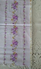 Perennials by Eleanor Burns Purple Floral Fabric BTFQ 18×21 Benartex Lavender