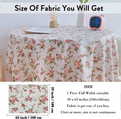 Cotton Fabric by the Yard for Sewing DIY Crafting Fashion Design Printed Floral