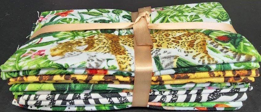 Animal Prints Fat Quarter 5 pack