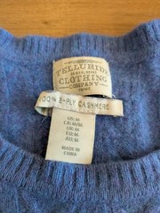 4 Pc Cashmere Sweater Cutter Lot Damaged Upcycle For Crafts Flaws 1 lb 13 oz