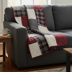 Auld Lang Syne Tartan Fabric Poly Viscose Wool Free – Multiple Sizes Available
