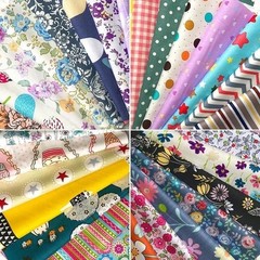 Diverse 50-Piece Floral Cotton Craft Fabric – 10×10 Precuts for All Projects