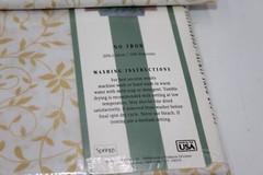 Lot of 4 Charlotte Yellow Fabric 45×108” American Residence Polycotton Sealed