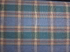 Ocean Plaid Chenille Chromatex Mills – 5+yds=$0 S&H