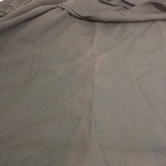 2 Yards Dark Grey Black Crepe Like Fabric 60″ wide Cotton