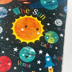 Joann Fabric Snuggle 2.25 Yds Black Space Cotton Flannel Fabric Planets Blanket