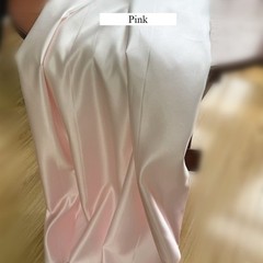 1M Satin Silky Gradient Color Fabric Soft Thick DIY Cloth Wedding Dress Gown Sew