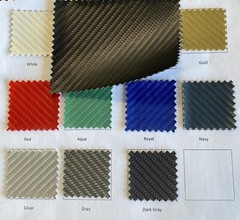 SHIPS ROLLED Silver Carbon Fiber faux leather auto upholstery,Hospitality FABRIC