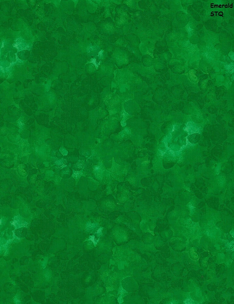 Solid-ish Tone on Tone cotton quilt fabric BTY Timeless Treasure EMERALD green