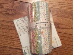 Moda Sweetwater Shine Cotton Quilt Fabric 5″ Charm Pk & Dessert Roll w Tags