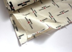 RARE Simon Chang Denim Fabric YARDAGE 6 Yards Designer 60″ x 284″ Cream Material