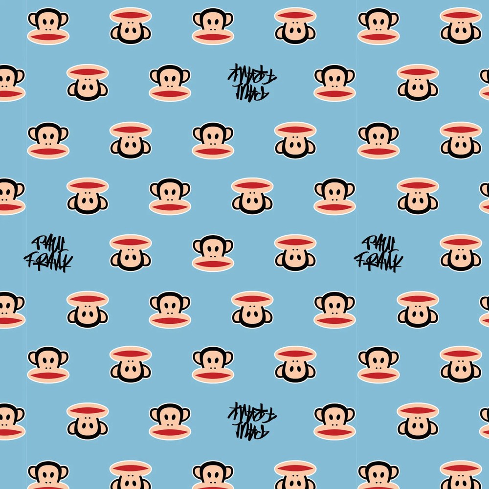 CAMELOT FABRICS – Paul Frank Collection – Y2K Classic Julius – Light Blue 1/4yd