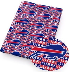 Bills Polyester Cotton blend fabric. 18 x 55″ 1153069 Buffalo Team Football