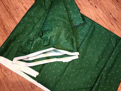 Interior Fabric Design Inc. 1981 Fabric Green 6.4 yds. x 54″