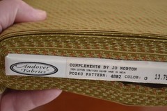 By 1/2 Yd, Rust, Green & Olive Tiny-Print Quilt Cotton, Andover/Jo Morton, B144