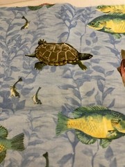 Fat Quarter – Wilmington Prints – Anita Phillips – A Lazy Afternoon – Fish Theme