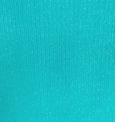 Peacock Turquoise Corduroy Fabric Ribbed Cotton 4.25 Yards Silver Accents 153×43