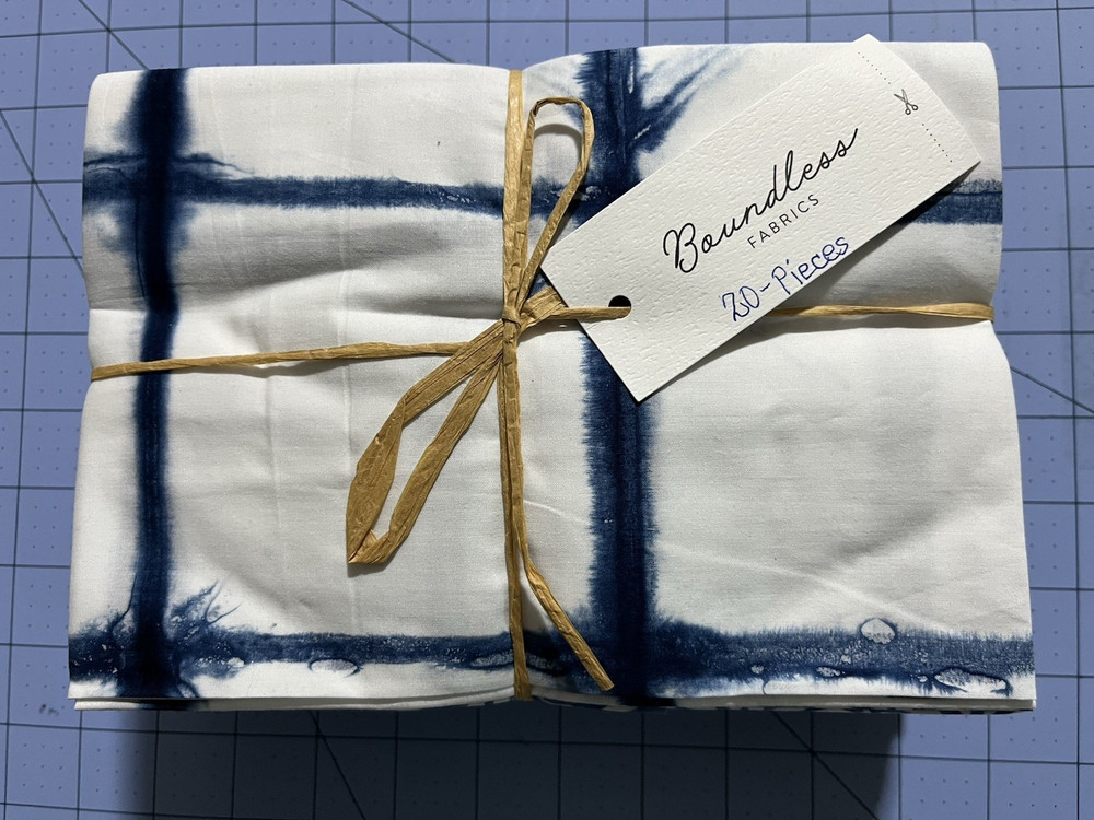 INDIGO BATIKS 1/2yard bundles~20 pieces by BOUNDLESS FABRICS~PLEASE READ INFO