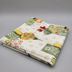 Vintage Kitchen Cotton Fabric Watering Can Floral Print 1 Yard x 66 Inches