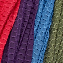 Honeycomb Bubble Jacquard Performance Knit Moisture Wicking 59/60″ Fabric